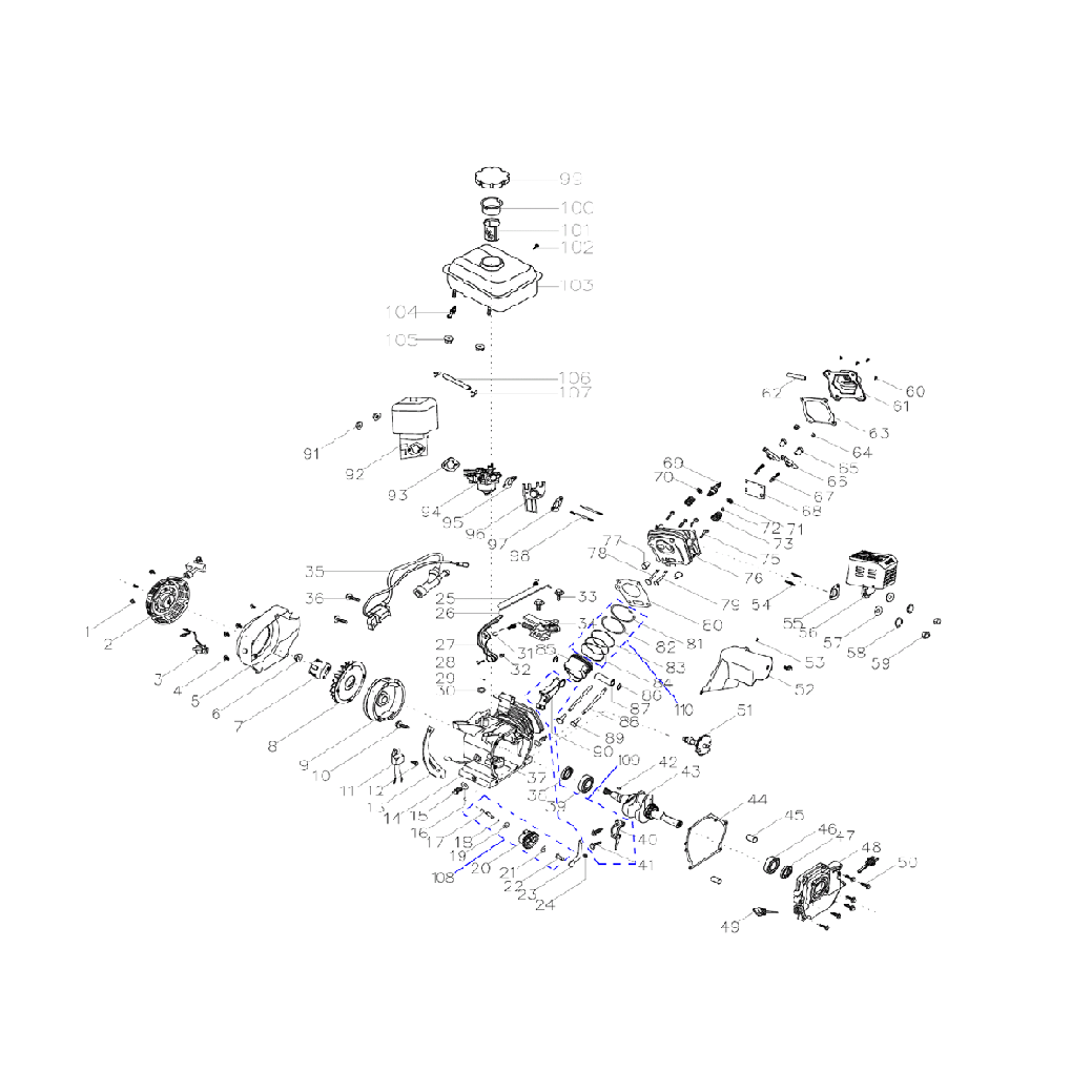 Культиватор бензиновый GK-170