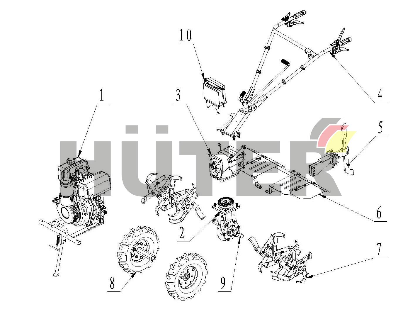 Общий вид YAH 70/5/15