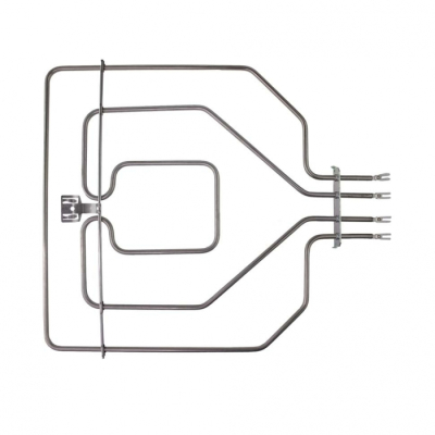 ТЭН духовки 2800W(1300+1500), нерж, L375х360мм, верхний, Neff, Siemens, Bosch, 240V