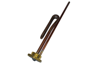 Тэн для водонагревателя, с резьбой, 1500W под анод М6, L=165 мм, l=120 мм, фланец 42 мм